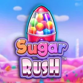 Sugar Rush slot logo by Pragmatic Play at Coolzino Casino